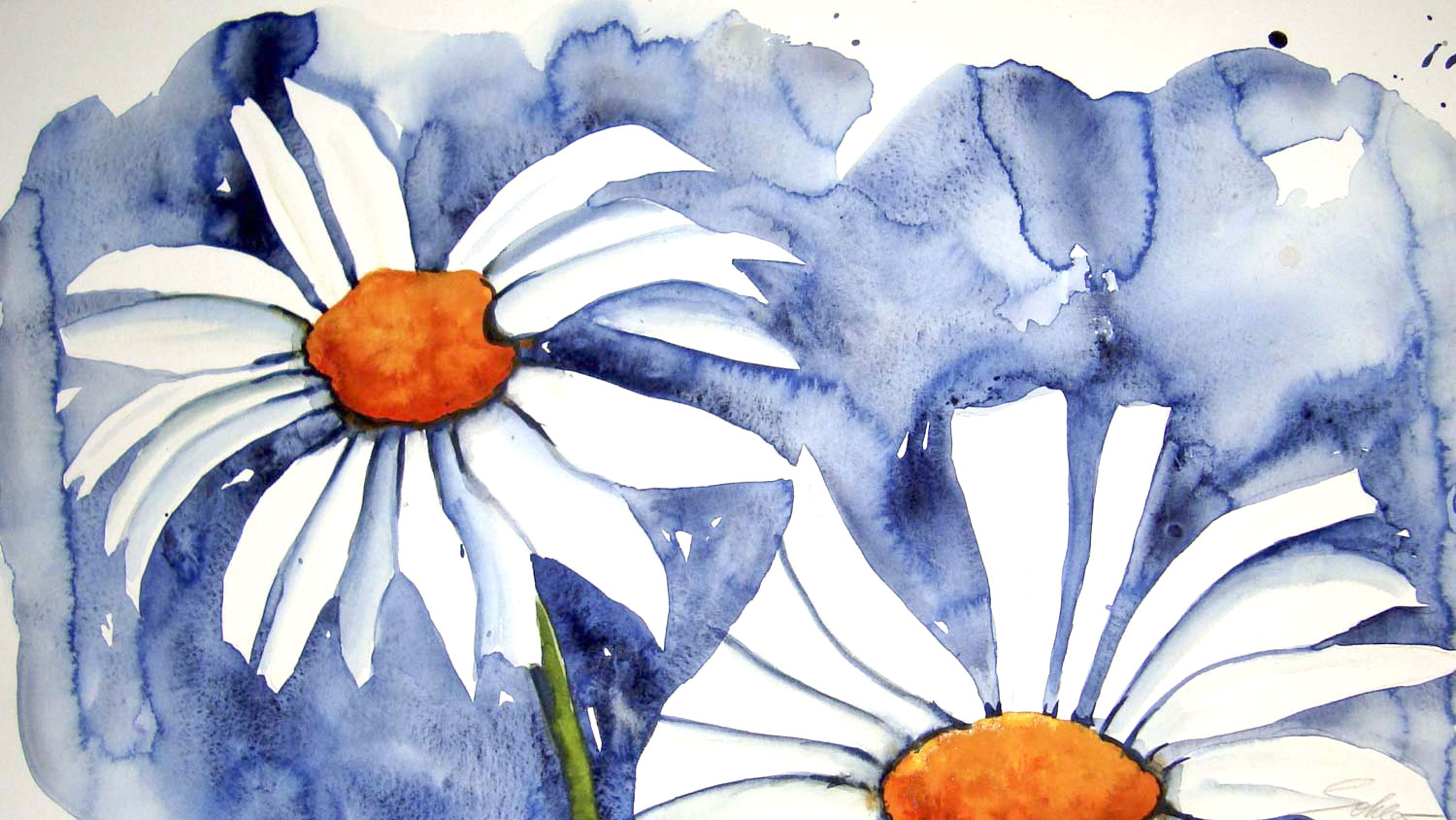 Blumen – Aquarell